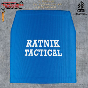 Бронеплита RATNIK TACTICAL / Бр3+ / NIJ III+ / СВМП / Увеличенная