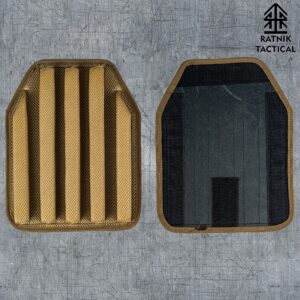 Комплект кап (2 шт) грудь-спина STANDART / AirMesh / 22 мм кап 3.5 мм / Сетка / Песочный (Кайот)