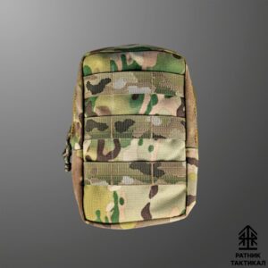Средний утилитарный вертикальный подсумок в 3 molle ячейки / Мультикам